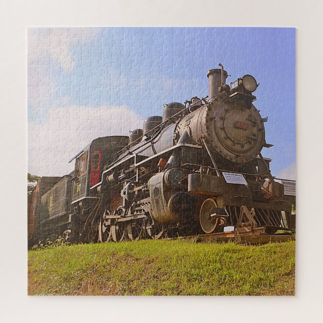 Vintage Steam Train Jigsaw Puzzle (Vertical)