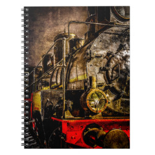 Vintage Steam Train - Old Timer Notebook