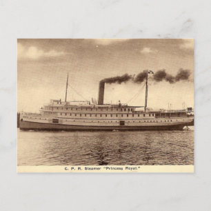 Vintage Steamer Postcard