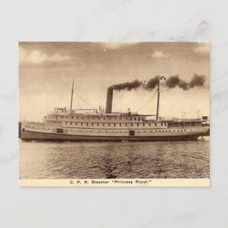 Vintage Steamer Postcard