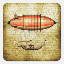 Vintage Steampunk Airship