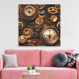 Vintage Steampunk Canvas Art