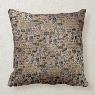 Vintage Steampunk Cushion