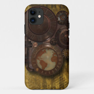 Vintage SteamPunk Globe Clock iPhone 5 Cover