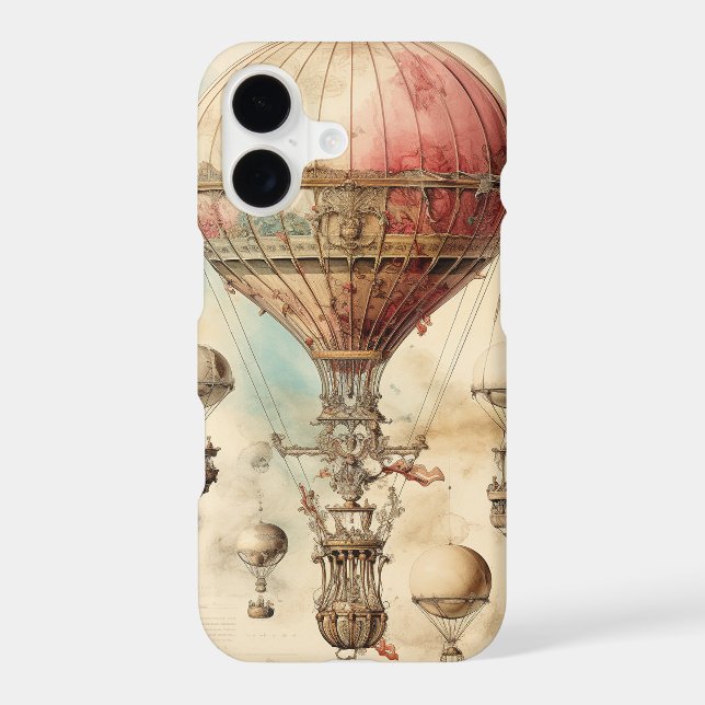Vintage Steampunk Hot Air Balloon (4) (Back)