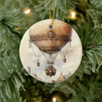 Vintage Steampunk Hot Air Balloon