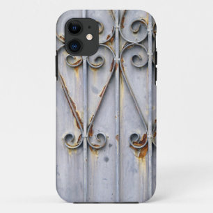 Vintage steampunk pattern metal rustic chic goth iPhone 11 case