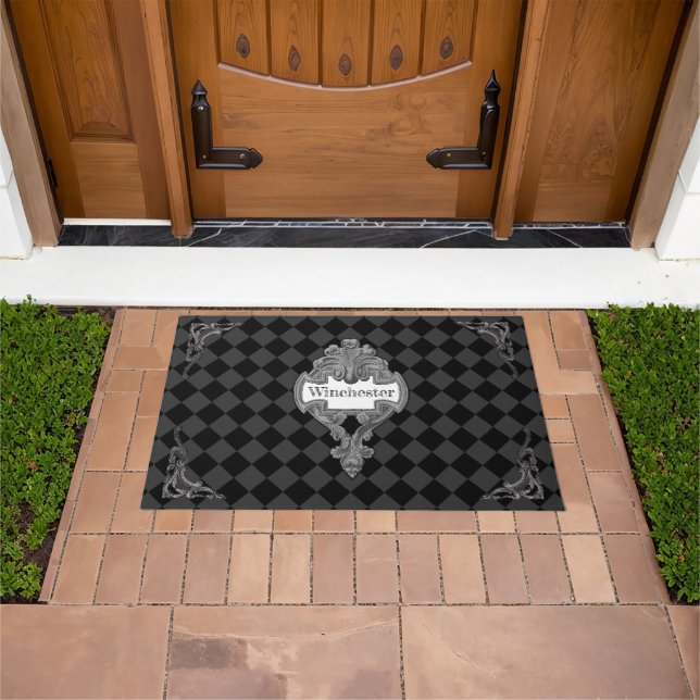 Vintage Steampunk Personalised Doormat (Outdoor)