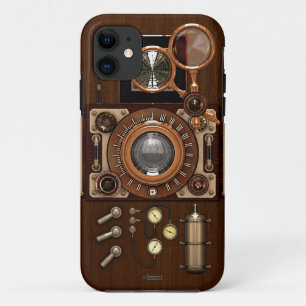 Vintage Steampunk TLR Camera Case-Mate iPhone Case