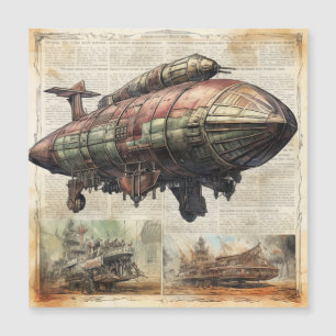 Vintage Steampunk Zeppelin (6)