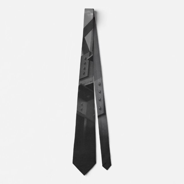Vintage Steel Construction Skyscraper Architecture Tie (Front)