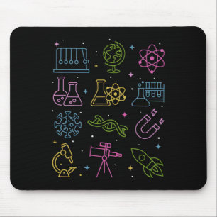 Vintage Stem Science Technology Engineering Math T Mouse Pad