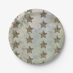 Vintage Sterne Paper Plate