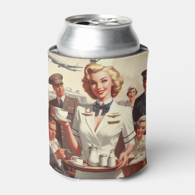 Vintage steward pin up can cooler (Can Front)