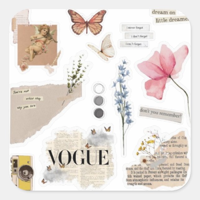 vintage stickers  (Front)