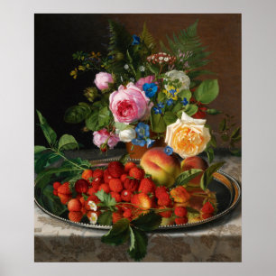 Vintage Still Life Art, Nature's Reward by Ottesen Poster
