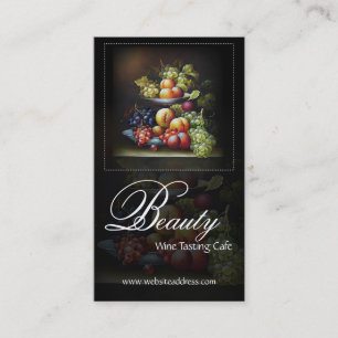 Vintage Still Life Fruit Design Business Cards