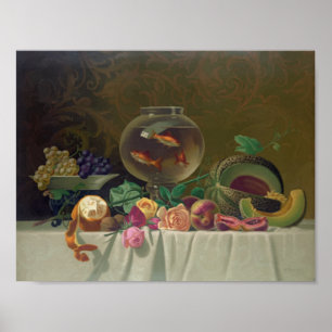 Vintage Still Life Painting Poster