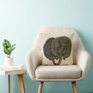 Vintage Sting Rays Stingrays, Marine Life Animals Cushion
