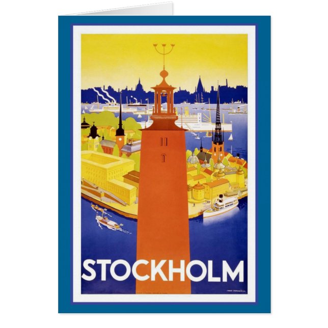 Vintage Stockholm Sweden (Front)