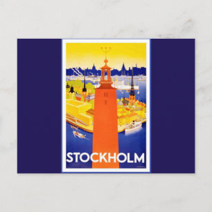 Vintage Stockholm Sweden Postcard