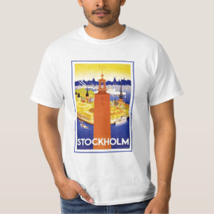Vintage Stockholm Sweden T-Shirt