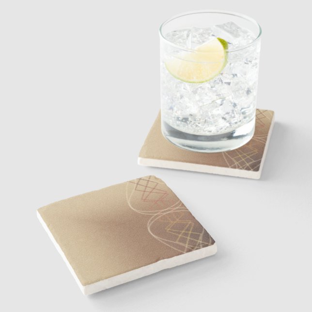 Vintage Stone Coaster (Side)
