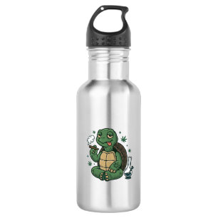 Vintage Stoner Turtle Vector Shirt Design_1 532 Ml Water Bottle