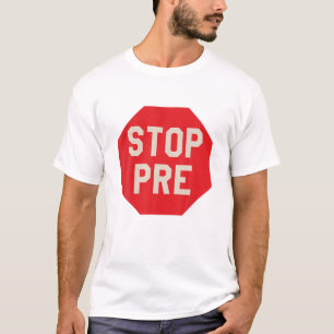 Vintage Stop Pre Marathon Running T-Shirt