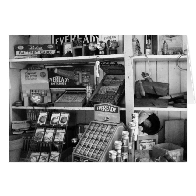 Vintage Store Shelves (Front Horizontal)