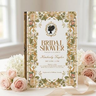 Vintage Story Book New Chapter Bridal Shower Invitation