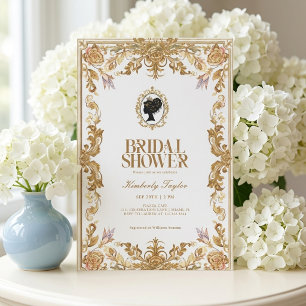 Vintage Story Book New Chapter Bridal Shower Invitation