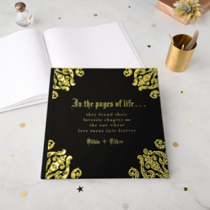 Vintage story fairy tale library book wedding