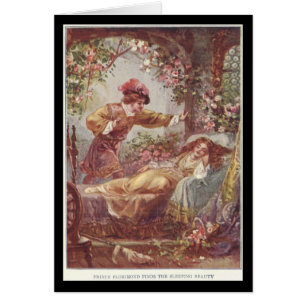 vintage storybook art from sleeping beauty