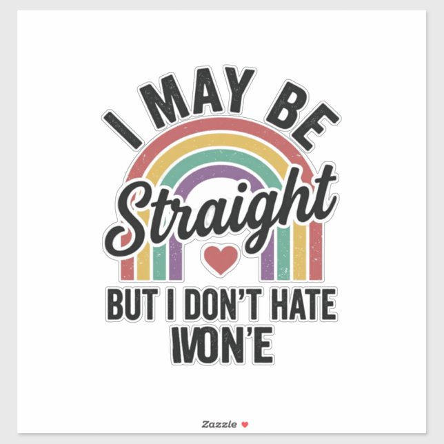 Vintage Straight But Kind Rainbow Pride Shirt_1 (Sheet)