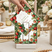 Vintage Strawberry Cottagecore Baby Shower