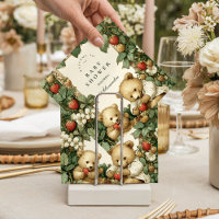 Vintage Strawberry Cottagecore Baby Shower