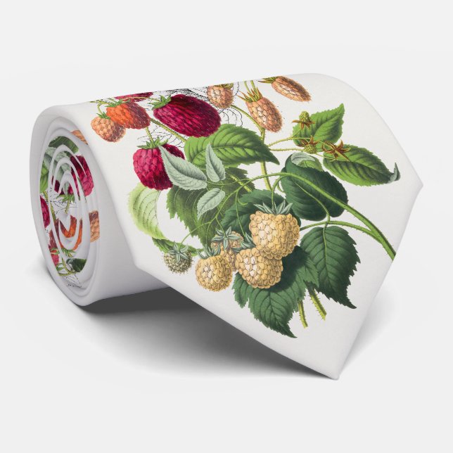 Vintage strawberry tie (Rolled)