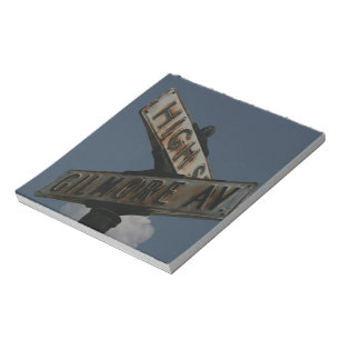 Vintage Street Sign Notepad