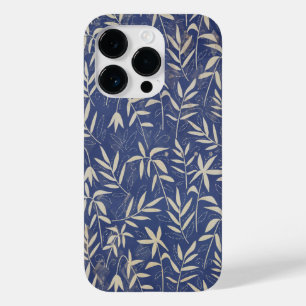 Vintage Stressed Japanese Flowers and Leaves Case-Mate iPhone 14 Pro Case