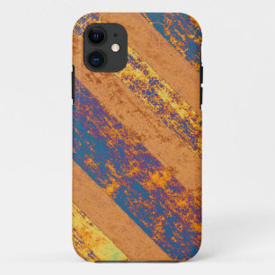 Vintage striped background (Yellow, Blue, Purple) Case-Mate iPhone Case