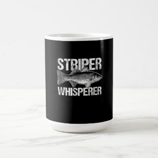 Vintage Striper Whisperer Fishing Lover Gift Coffee Mug