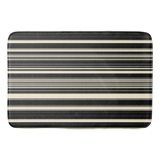 Vintage Stripes  Bath Mat (Front)