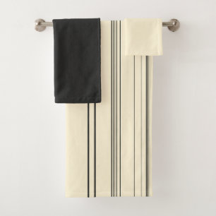 Vintage Stripes Bath Towel Set