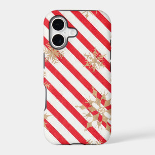 Vintage Stripes & Snowflakes
