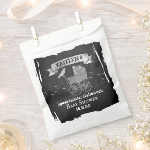 Vintage Stroller Halloween Baby Shower Favour Bags