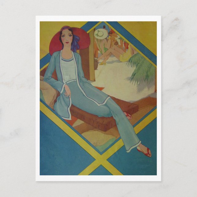 Vintage Style 1931 Postcard (Front)