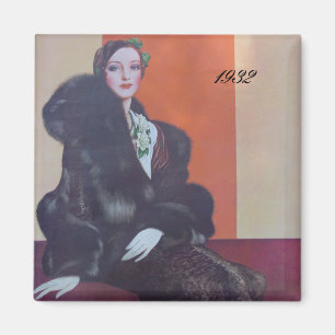 Vintage Style 1932 Magnet
