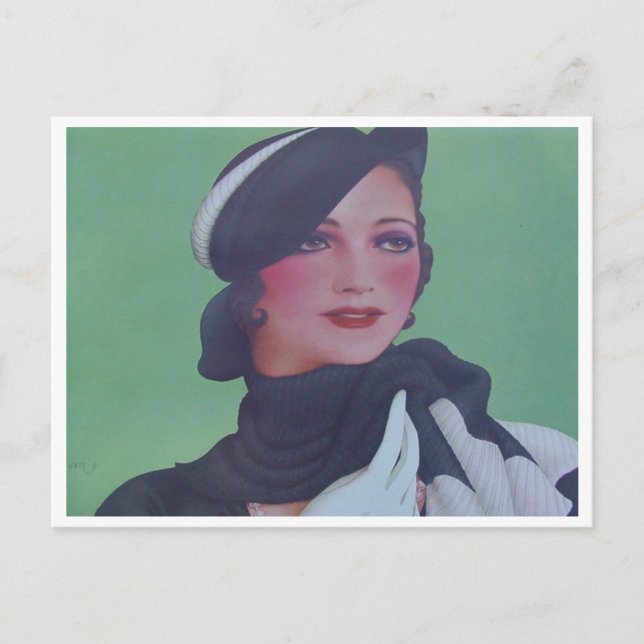 Vintage Style 1932 Postcard (Front)