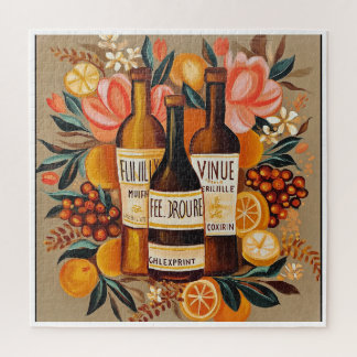 VINTAGE STYLE ADVERTISING FROM BUXEMBOURG. JIGSAW PUZZLE
